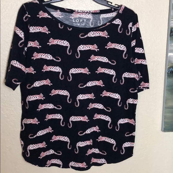 LOFT Tops - LOFT / Soft Cheetah Print Top